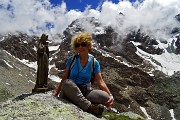 Al Rif. Ponti (2559 m), il rifugio del Disgrazia, dalla Valle di Preda Rossa il 23 giugno 2015 - FOTOGALLERY